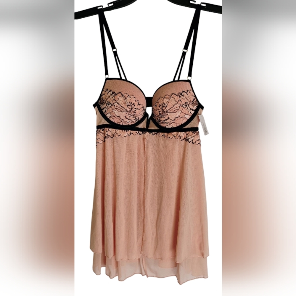 Auden Lingerie Gown Women's Small Intimates Lace Wired Cups Flowy A2
